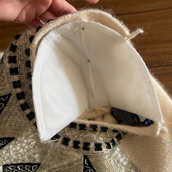 Vintage I.B. Diffusion Beaded Sweater Women's Small - Picture 13 of 14